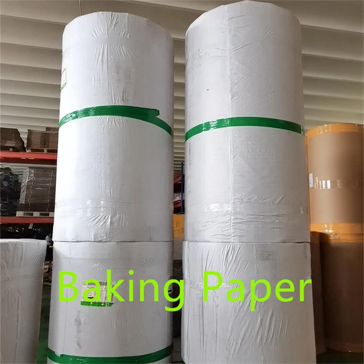 Runjia 380mm *5000m 100% Vigin Wood Pulp  Parchment Baking Paper Jumbo Roll