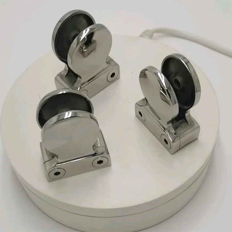 Heavy Duty Stainless Steel Glass Clip Holder Bracket Support Fixed Panel U-Clamp