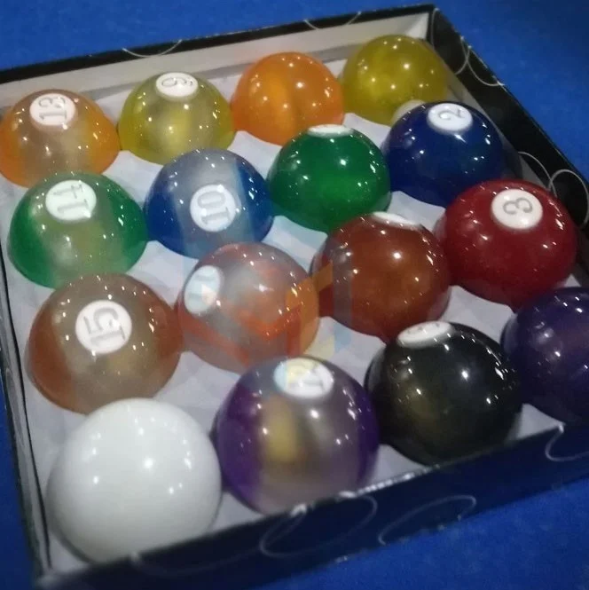 Crystal Design Standard 8 Pool Billiards Led Billiard Balls For Club/Disco/Gifts