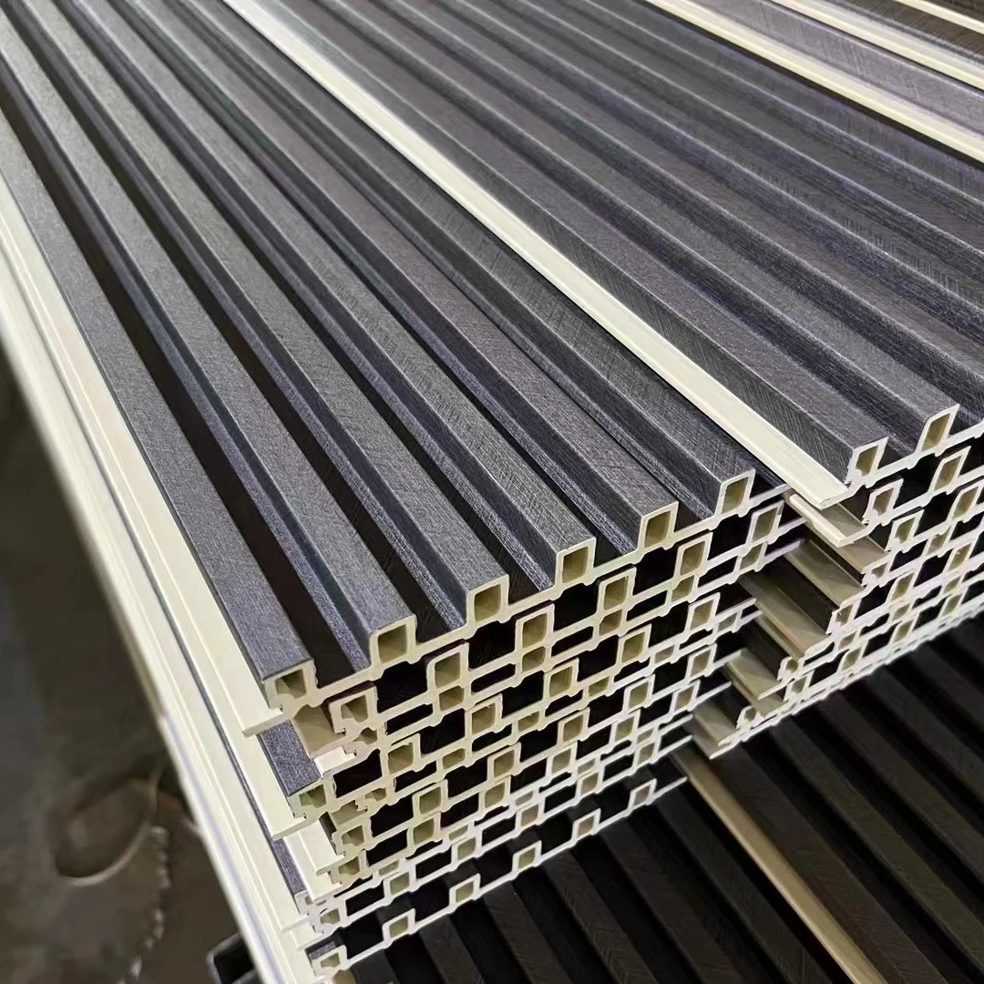 high quality Decorative Wall Cladding Panel Eco Wood 160*24 mm Classic wooden pattern plastic wpc wall panel