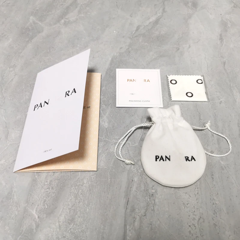 Good Quality Bracelet French Velvet Bag Jewelry Packaging fit Charm Silver S925Pandora Jewelry Bracelet cloth bag  Pouches