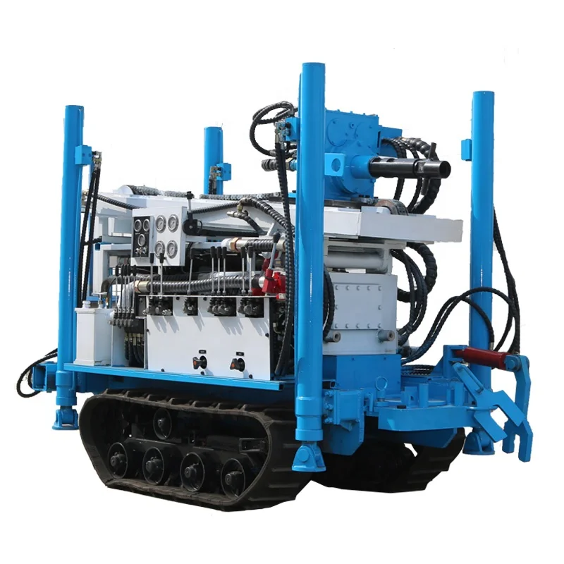 HZ-160L Dth Water Well Drilling Rig 160 Meters Deep Suitable for High-efficiency Machines in Rock Geology
