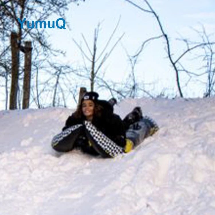 YumuQ Durable Soft PVC Wholesale Snow Sled, Inflatable Tube Snow Sleds For Adult