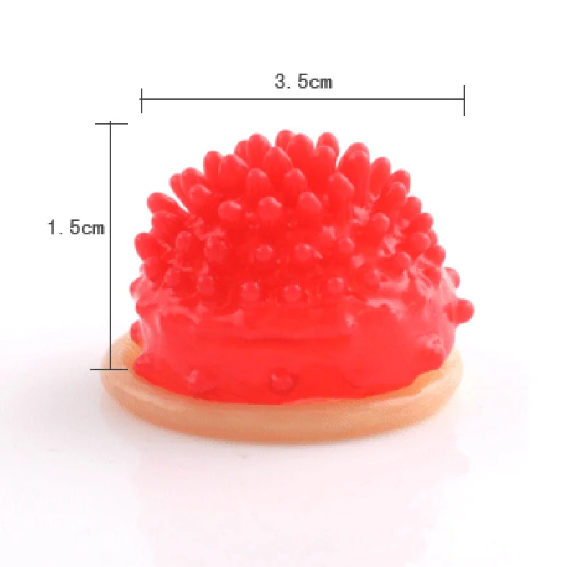 Thin Condom Latex Lubricated Spike Sex Safer Condoms Penis Extender Dotted Cover for Men Power Silicone penis