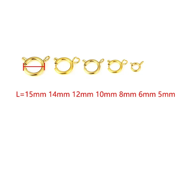Wholesale  Color Preserving Stainless Steel Clasp Eight character Clasp Necklace Bracelet For DIY Jewelry Accessories