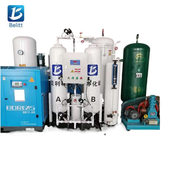 Industrial Oxigen  Oxygen Generating System Equipment Supplier,Air Psa Adsorption  Medical Grade  Oxygen Generator Plant