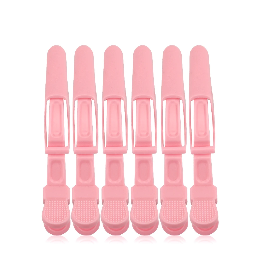 Masterlee Factory Direct Sale Pink Plastic Crocodile Hair Clips Barber Tool Hair pin