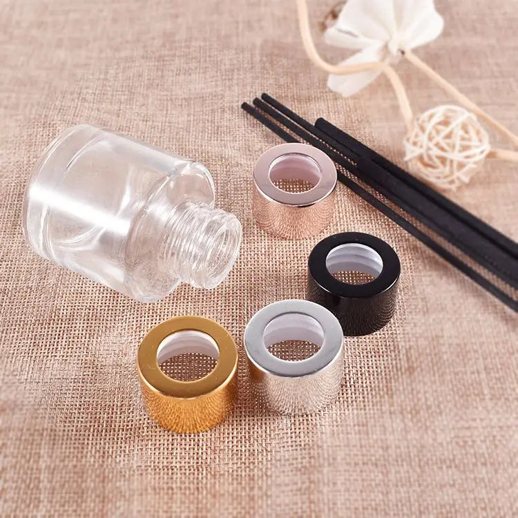 new product 50ml fashion mini aromatherapy glass bottle with gift box for home hotel