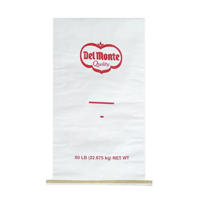 25kg 50kg Kraft Paper Composite plastic laminated PP Woven bag for packing animal bird feed dog food cat food bag