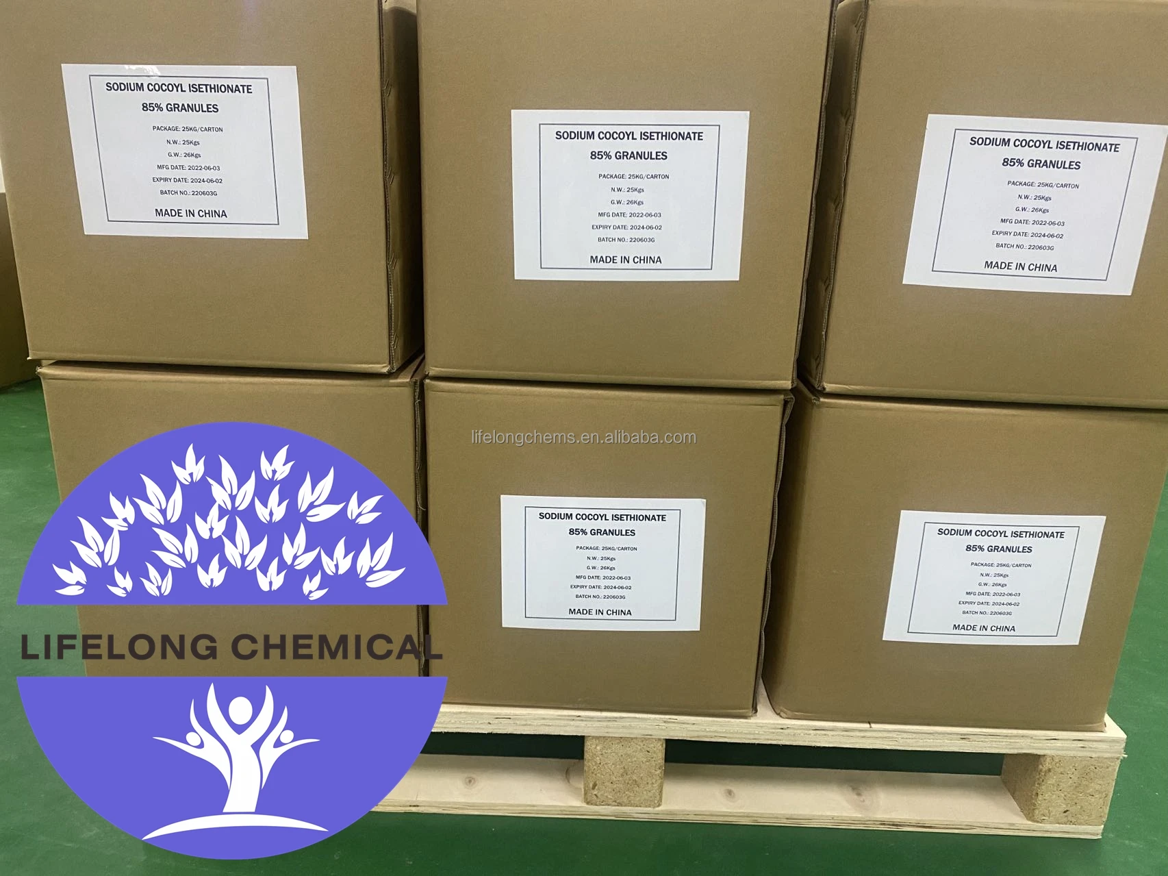 Factory price Sodium Cocoyl Isethionate sci usded as a Gentle Surfactant and Emulsifier