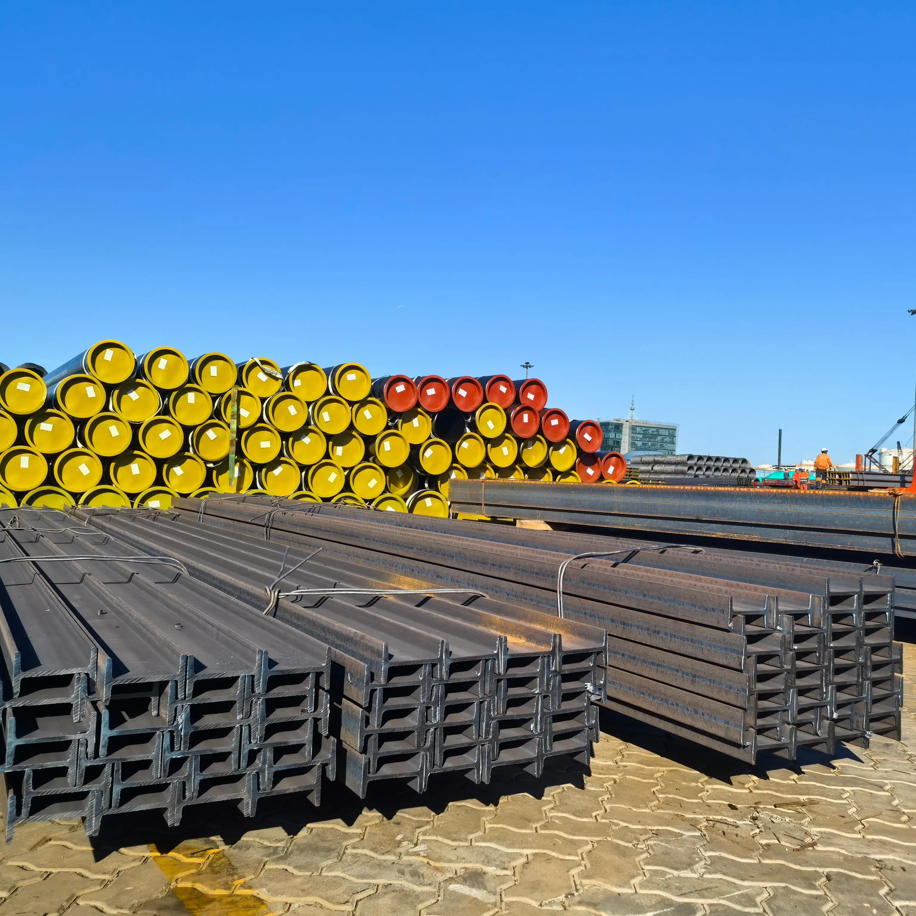 Steel h-beams manufacturer ASTM A572 Grade 50 150x150 Standard Viga H Beam I Beamcarbon vigas de acero Channel Steel Sizes