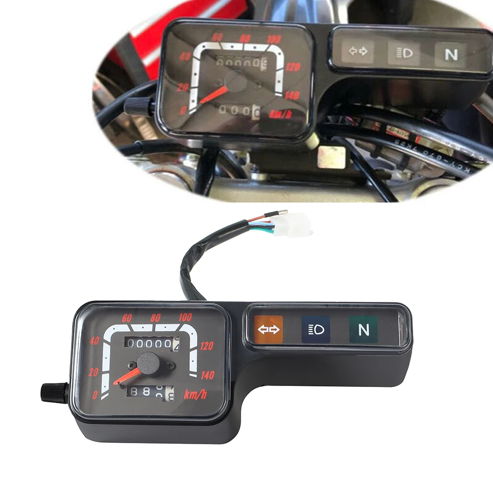 XR250 Motorcycle Speedometer Dashboard Kilometer Odometer Gauge Meter Tachometer Instrument for Honda XR250 XR CRM 250 BAJA250