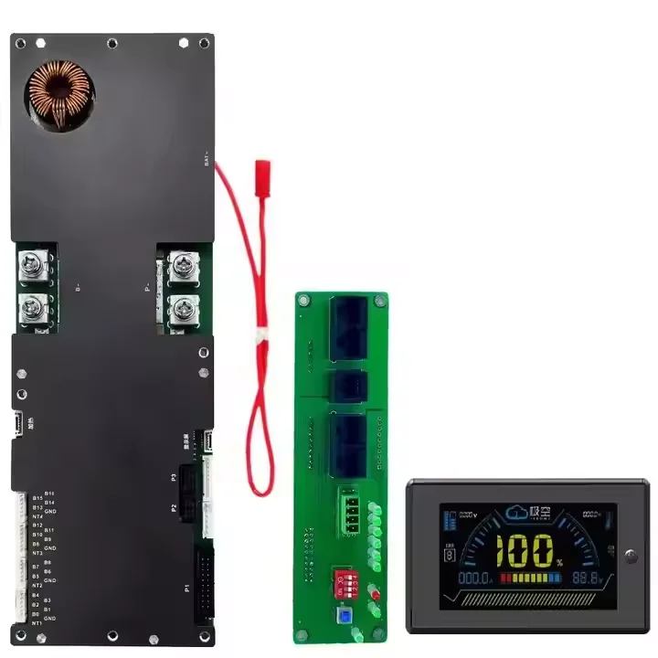 JK-PB2A16S15P PB2A16S20P Build-in BT hybrid Inverter BMS 100A 150A 200A UART Series Connect BMS 8s~16s 48V LiFePO4 BMS