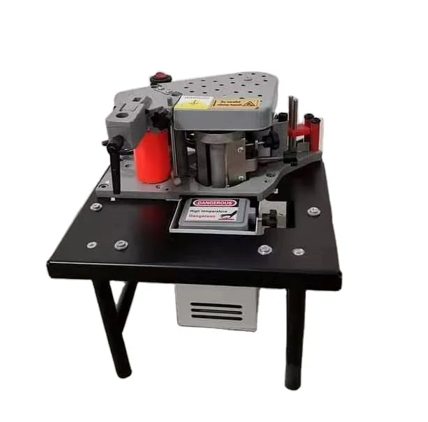 Portable and small manual pvc mini edge banding trimming machine