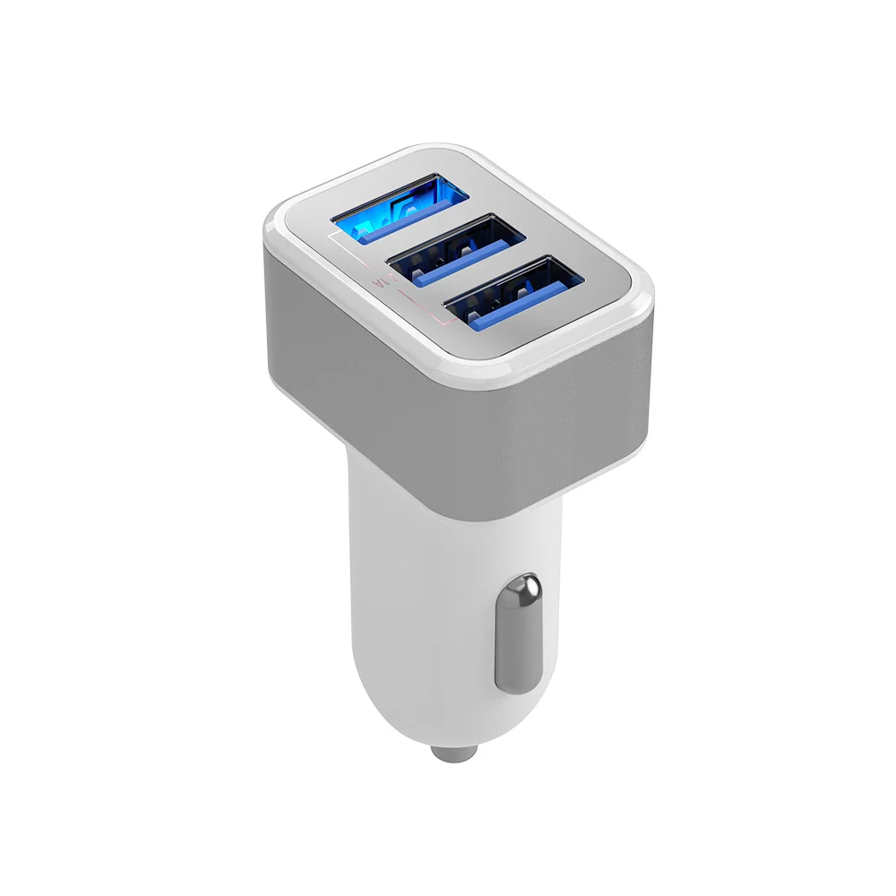 
 Красочные 3 портов Мульти USB Автомобильное зарядное устройство от оригинального производителя onlywheel в прямые 5V 4.4A мобильного телефона огнезащитный материал пх TYPE-C низкого напряжения Qc1.0  