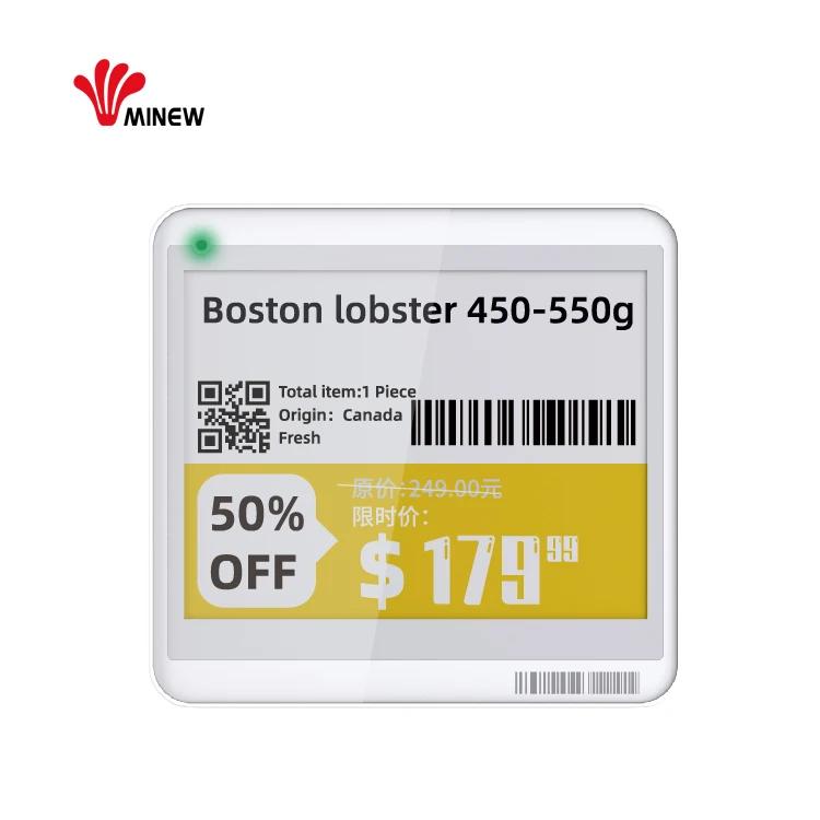Ble esl 4,2 Цифровая беспроводная цена wifi электронная полка этикетка дисплей pricetag