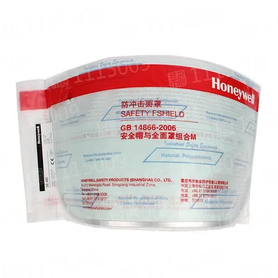 Honey well SE173A BD173B Transparent splash resistance clear plastic half face screen sh ield