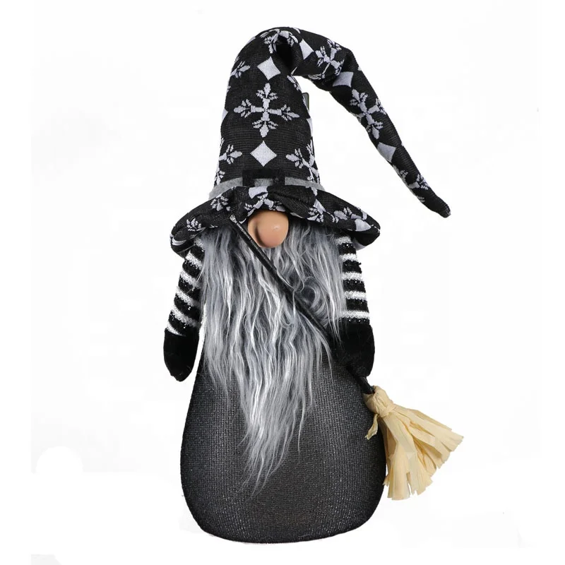  Авторское право Хэллоуин гном ведьма шведский Tomte ниссе Санта свет до гнома эльф кукла игрушка для праздника крытый настольный Топ Onrament