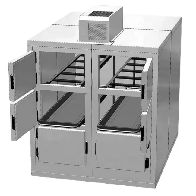 Funeral Equipment Mortuary Refrigerator for Sale Automatic Defrosting 12 Body Mortuary Freezers