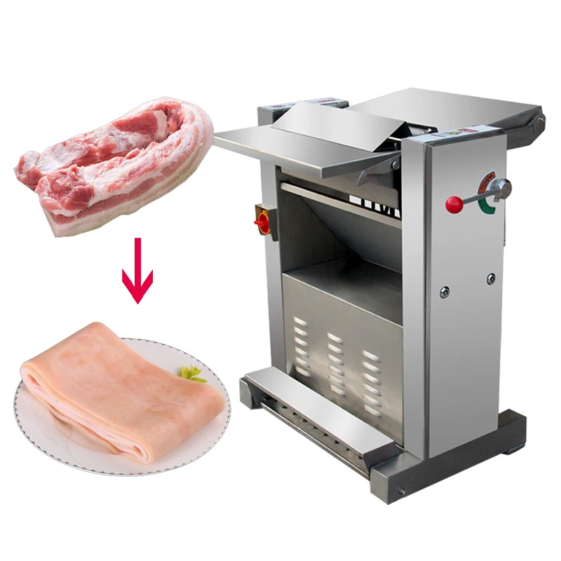 High quality  automatic industrial pig pork skin peeler peel removing machine