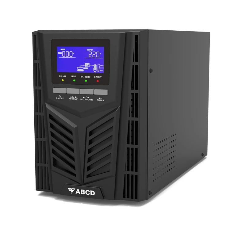 Wholesale Tower Zero Transformation  1kva UPS Pure Sine Wave Single Phase Online UPS