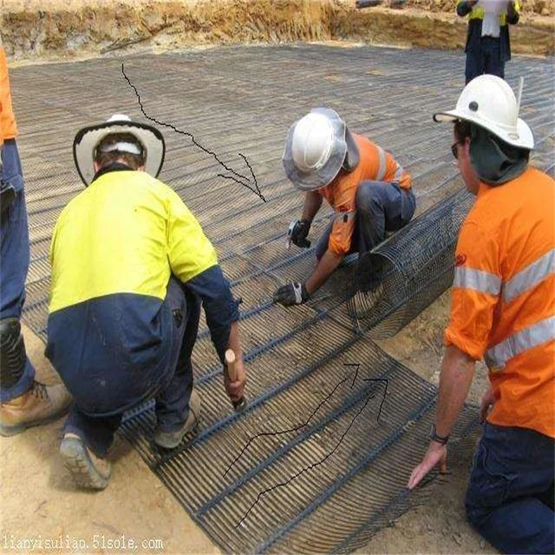 cheap customized biaxial fiberglass geogrid for asphalt road