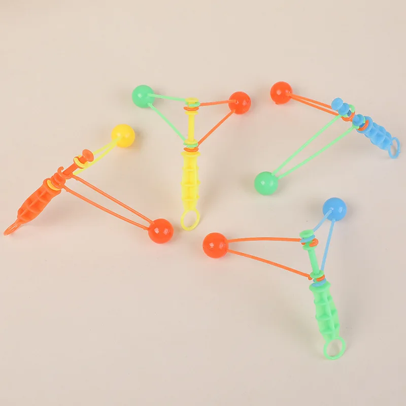 Hot Sale Interesting Pendulum Double Touch Balls Colorful Mini Plastic Toy for Children and Kids