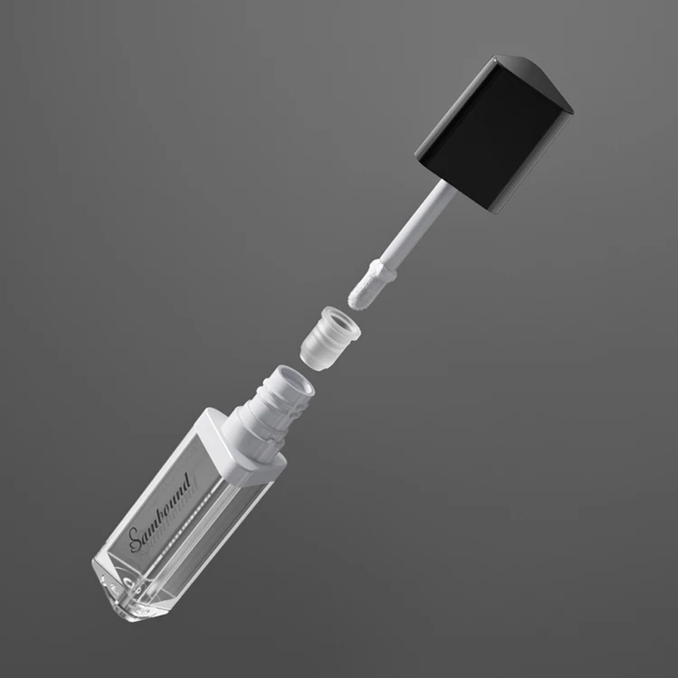 triangle lip gloss tube designer chain bling white agag 15ml 100 stopper 1ml 8ml dress black trendy fairy sparkle lipgloss tubes