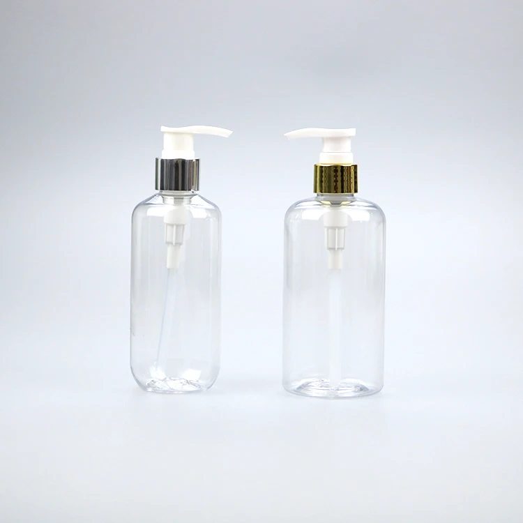 Custom Color 200ml 250ml 300ml 500ml Cosmetic Packaging 100% PCR PET Plastic Pump Lotion Empty Refillable Bottles for Body