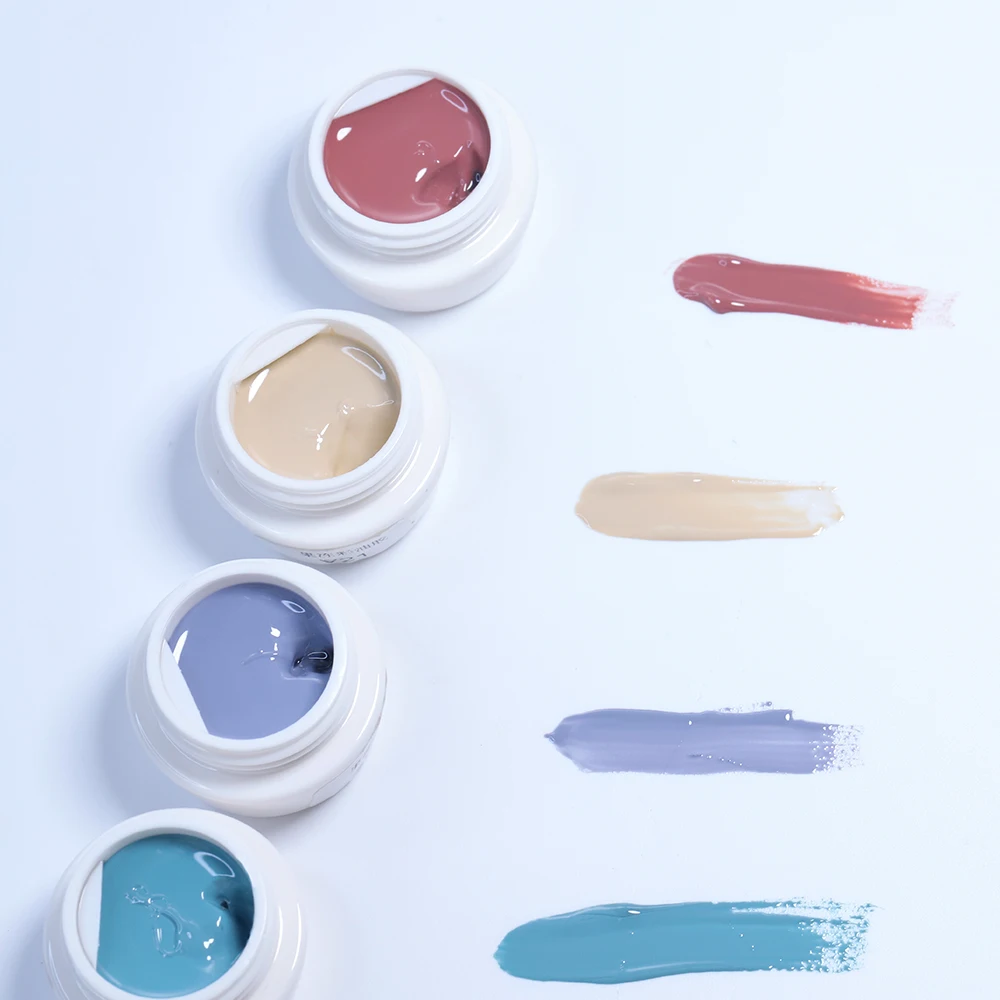 2021 hot saling solid gel polish Pure color solid pure color paint DIY nail art design nail manicure nail polish