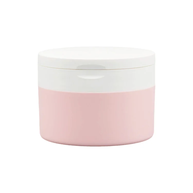 100G double wall wide mouth flip pp lid tooth cleaning powder bath salt hand Eye Face Mask Body Butter magnetic spoon cream jar