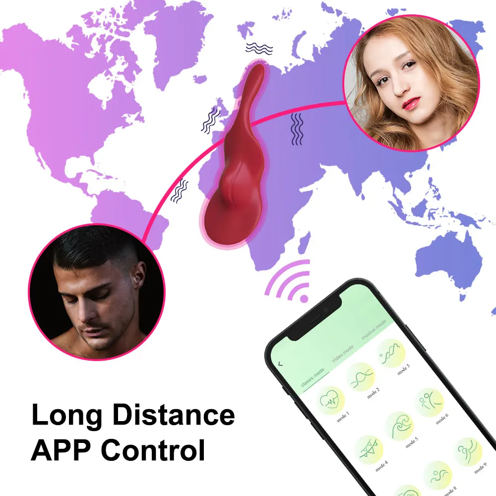 Rechargeable Remote Control Wearable Egg Vibrator Sex Toys For Woman Bluetooth Wireless App Remote Control Vibrator