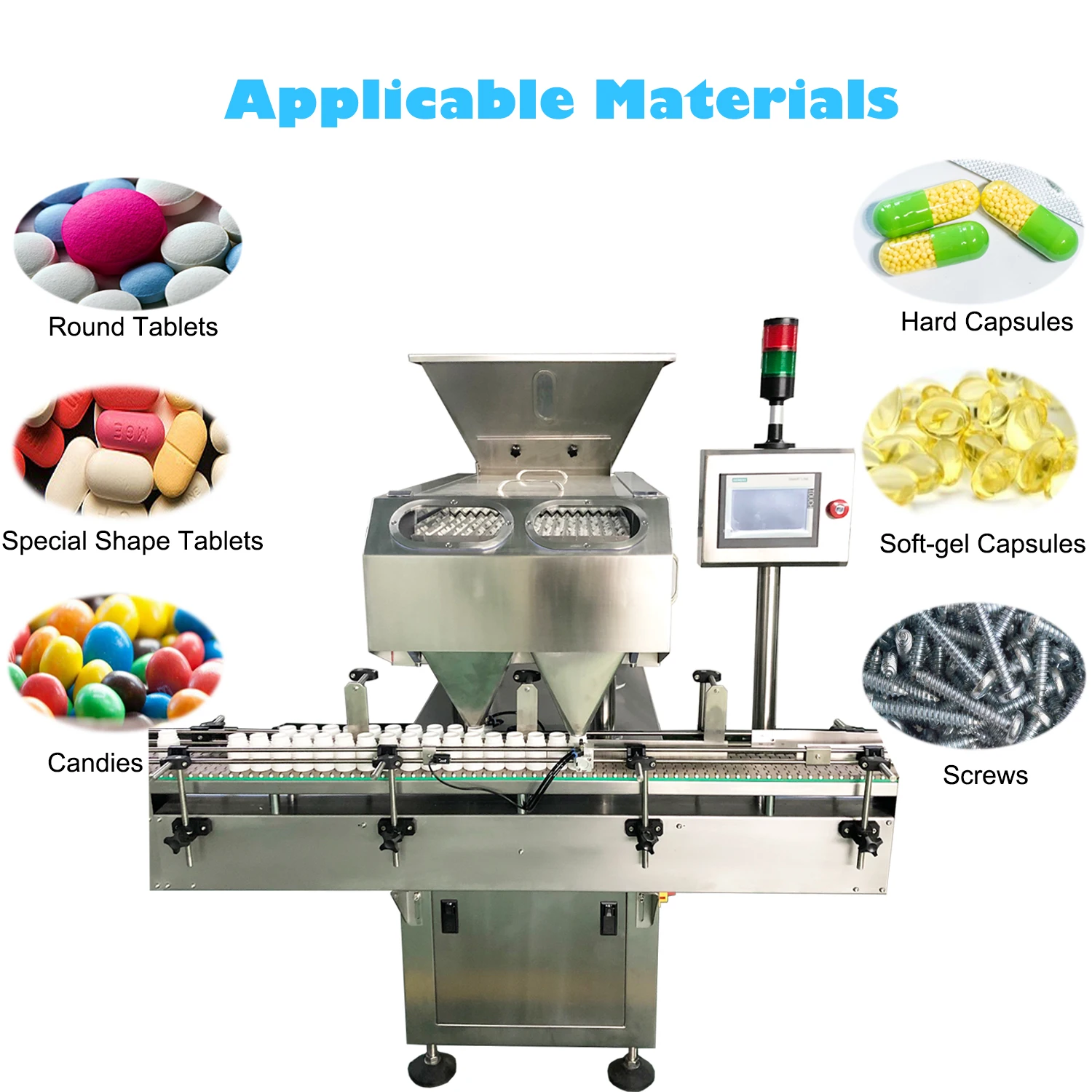 Lowest Price DJL-16 Tablet Capsule Counting Machine with ISO and GMP Approved