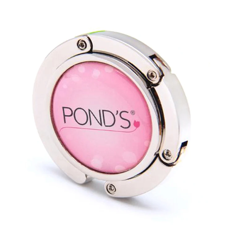 Fashion wedding gift custom folding bag hanger handbag holder