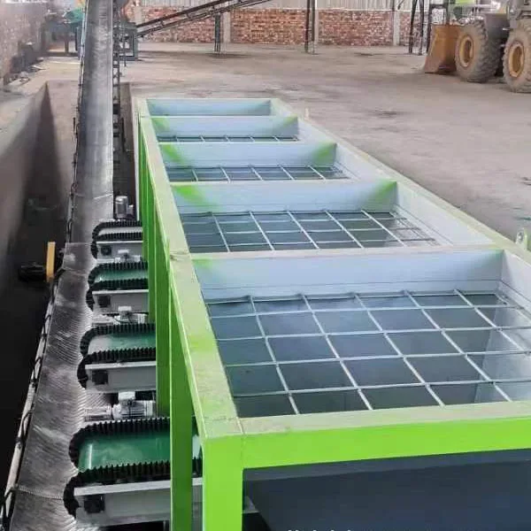 Multi Hopper Npk Fertilizer Belt type Batching Dosing Weighing System For Fertilizer Production Line