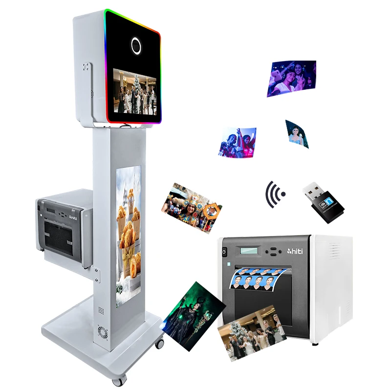 Hot Sale 15.6inch Touch Screen Dslr Camera Video Booth Selfie Portable Photo Booth Machine