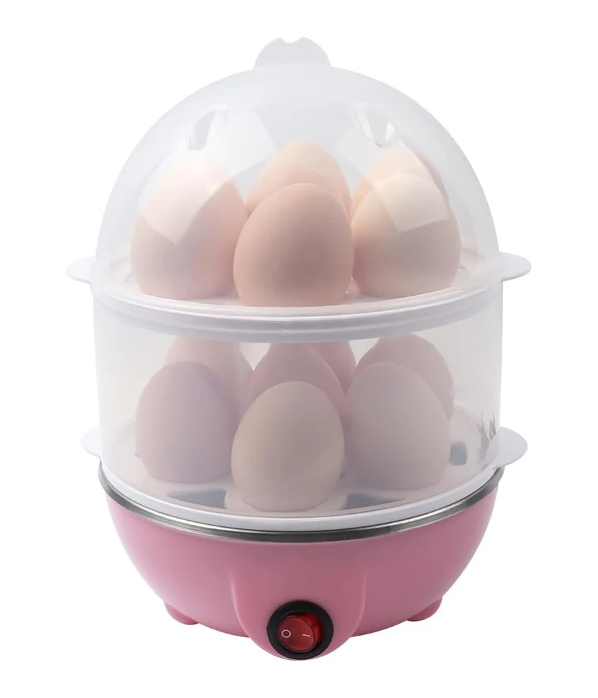 Household Portable Automatic Mini Rapid Egg Cooker 7 Egg Boiler Electric Egg Steamer