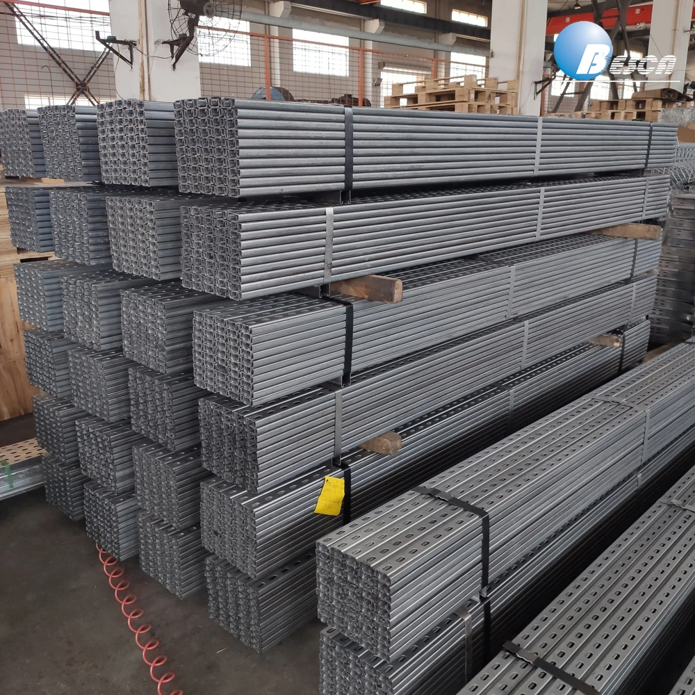 Hot Dipped Galvanized Slotted C Channel Strut Channel Cable Support System