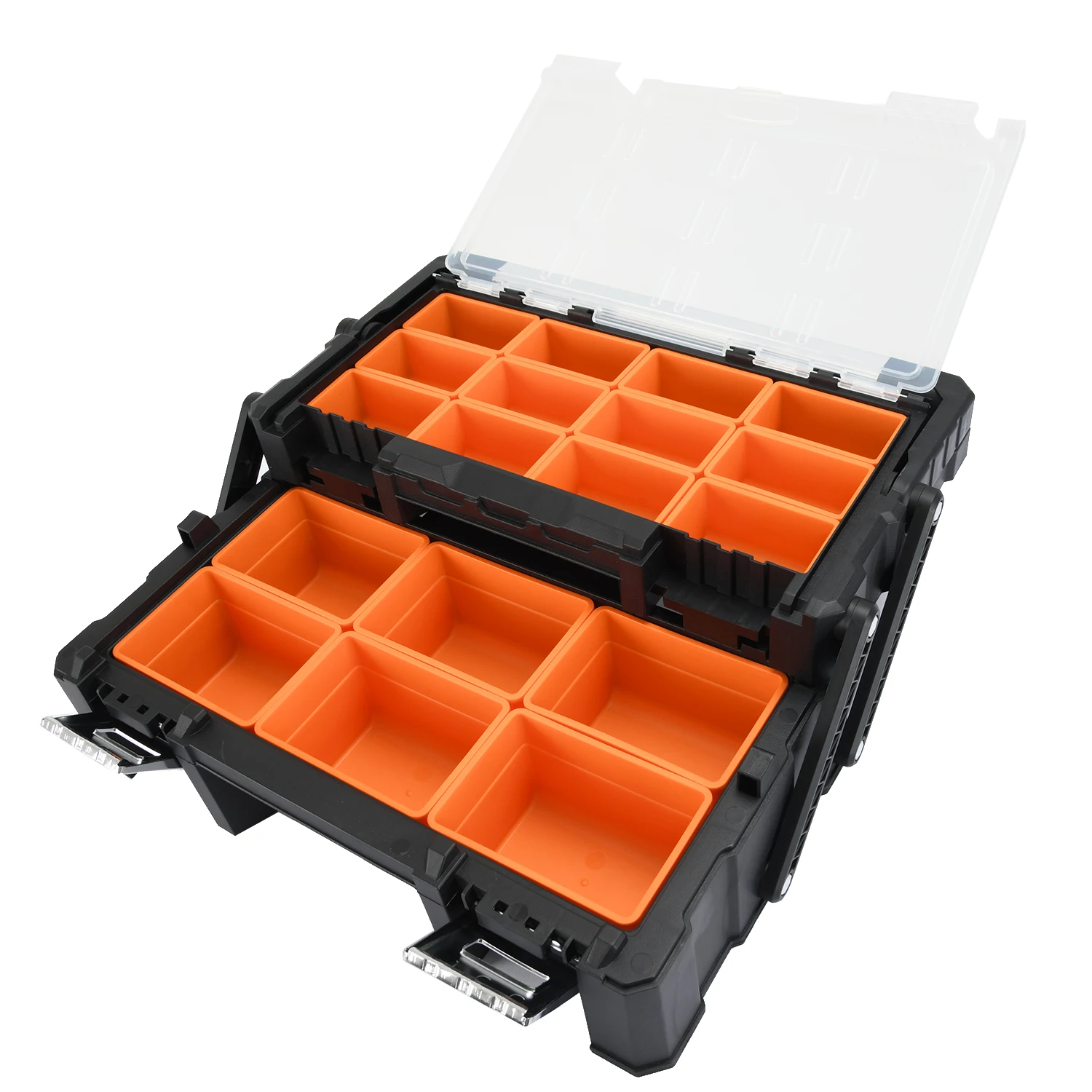 Vertak Double Drawer Small Screw Box Packaging Modified pp Spare Parts Compartment Storage Box