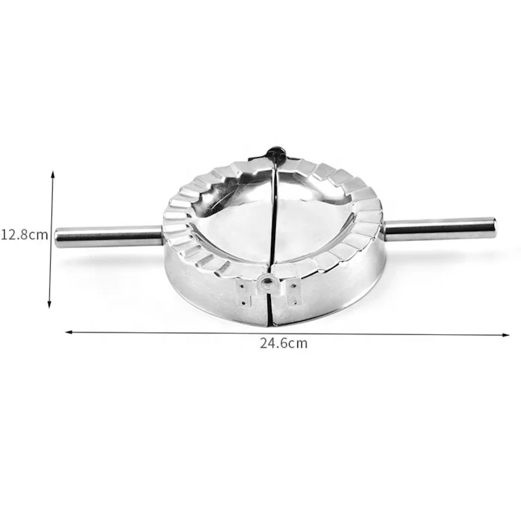 Large Stainless Steel Dumpling Maker Mold with Long Handle SW-BA171D