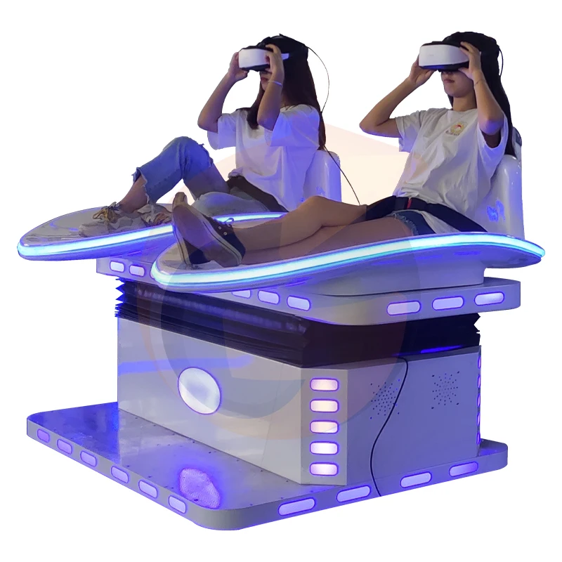 Besirui  New Design Surfing Skateboard Dynamic Platform Coin Operated Virtual Reality Double Grass Ski Simulator