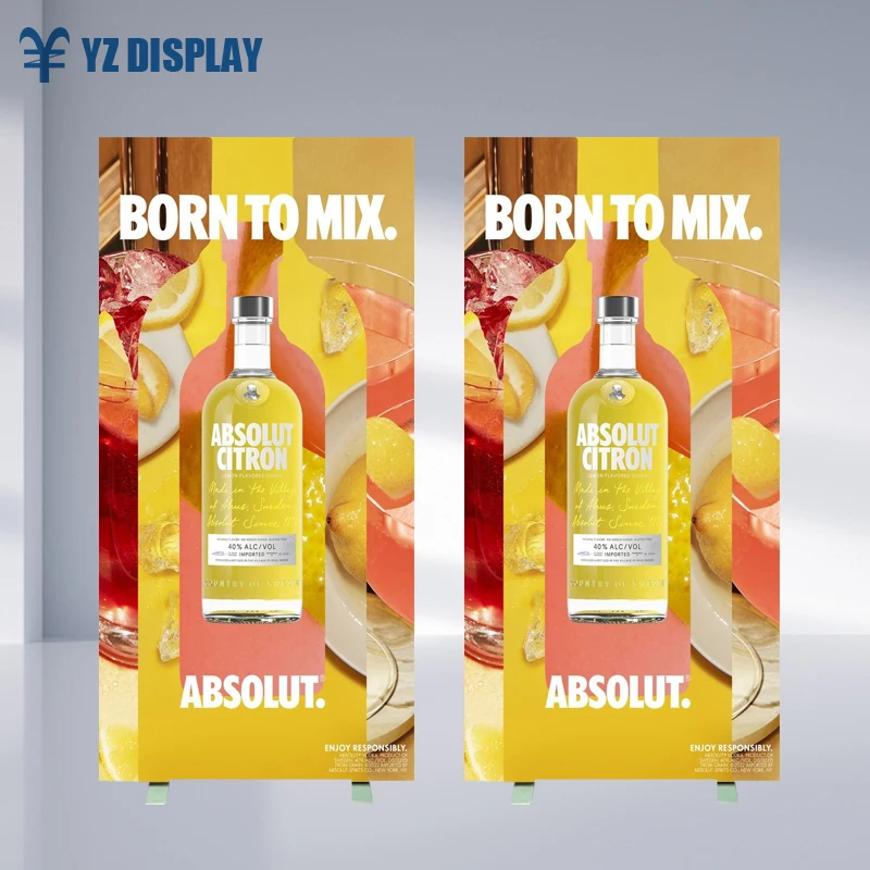 Aluminum  led light box display frame fabric led light box for trade show display