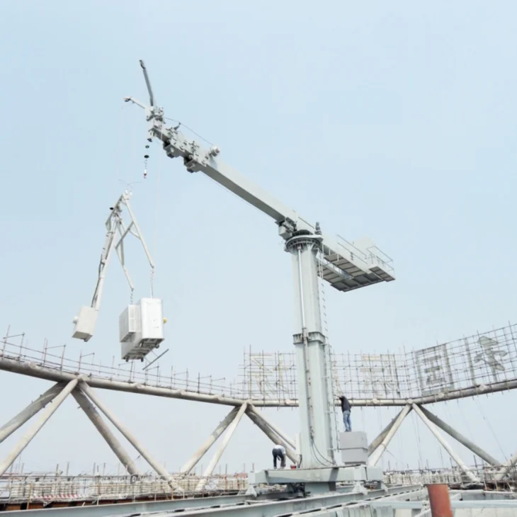 LINYIQUEEN BMU building maintenance unit facade cleaning equipment suspended access equipment with CE and EAC certificate