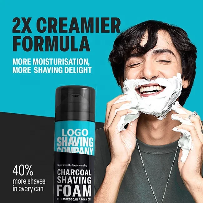 Wholesale 200ml Shaving Foam Men Shaving Cream From Manufacturer Supplier Custom OEM ODM Factory
