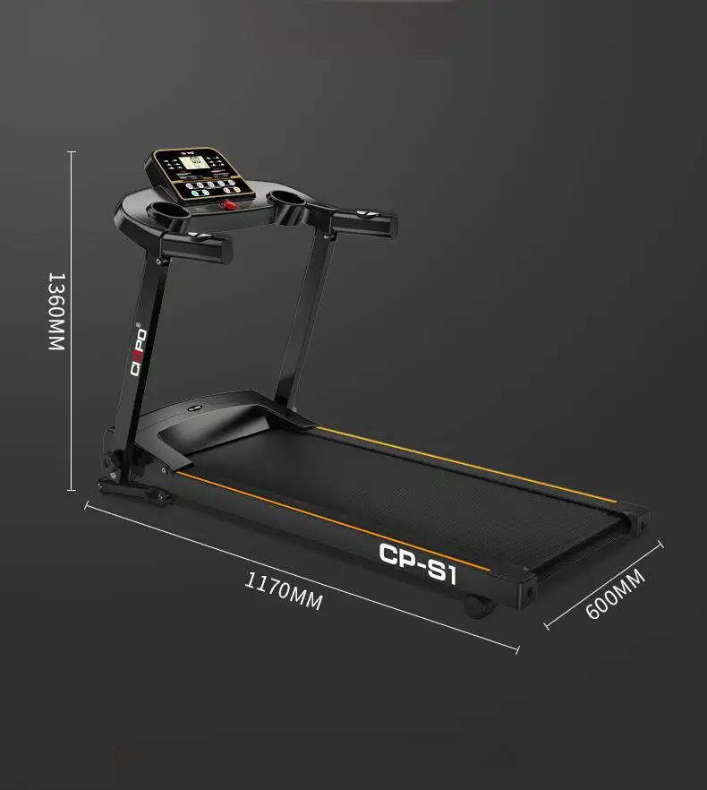 Electric Home Treadmill with LED Screen Foldable Design and Calorie Function Space-Saving Walking Machine