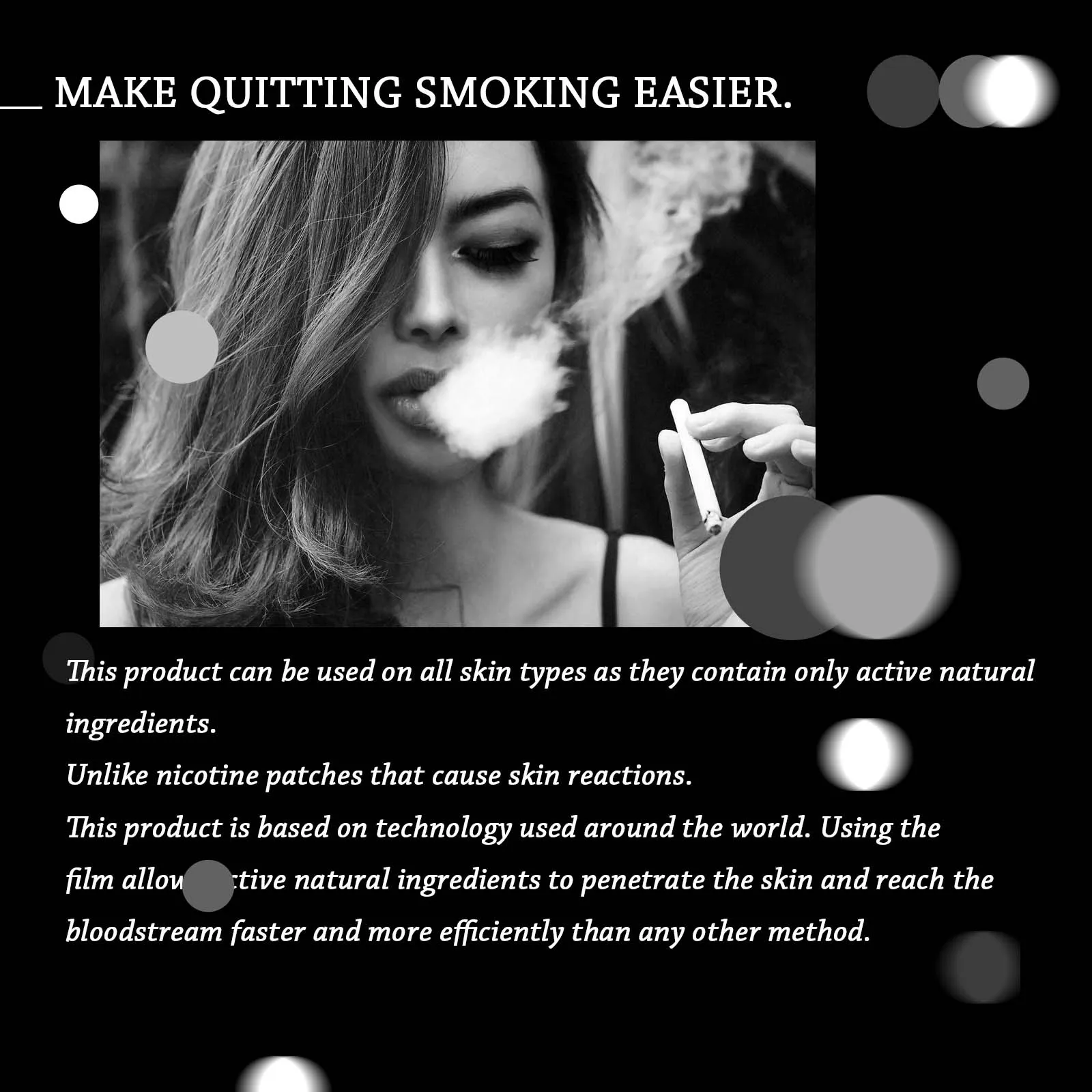 Factory Price Quit Smoking Patch 5 Pieces Smoke Anti smoking Patches