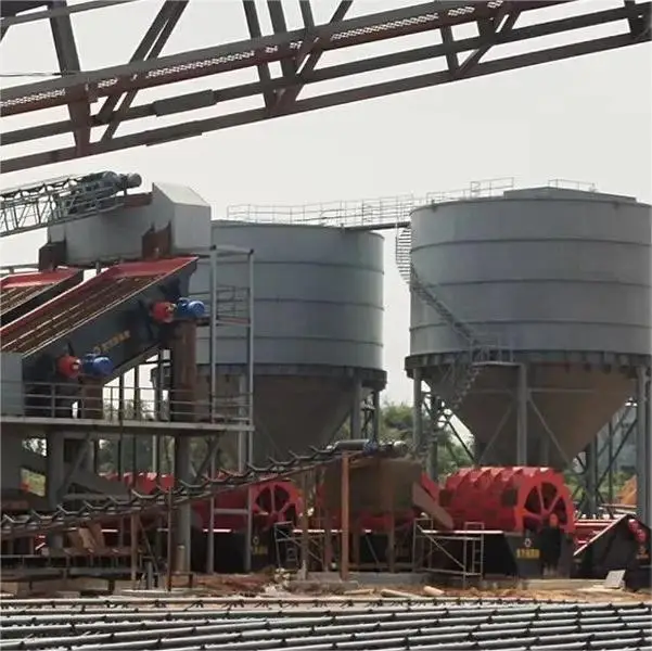 50 ton per hour sell in Indonesia for limestone river pebbles bucket wheel sand washing machine sand washer for sale