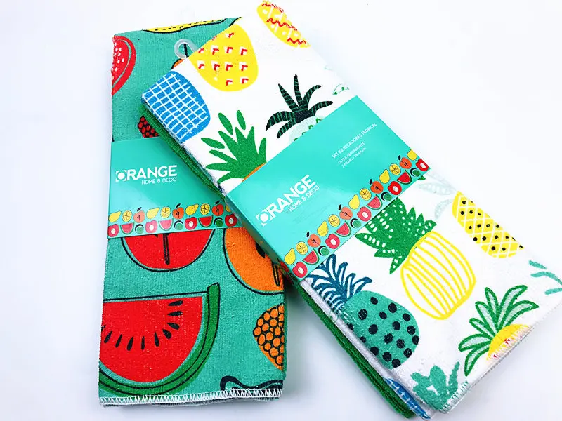 Пользовательское высококачественное кухонное полотенце из микрофибры