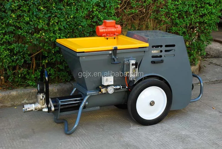 spray plastering machine for building ceiling with gypsum cement mortar lime putty