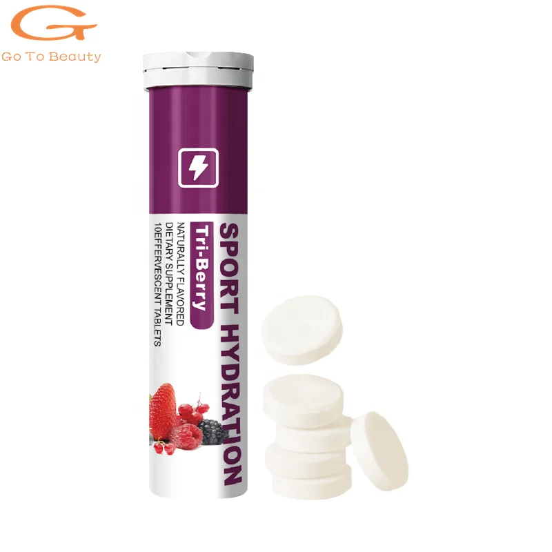 Gotobeauty OEM Ca Fe Zn Se Effervescent Tablets Nutrition Supplement vitamin c with zinc tablets effervescent tablets